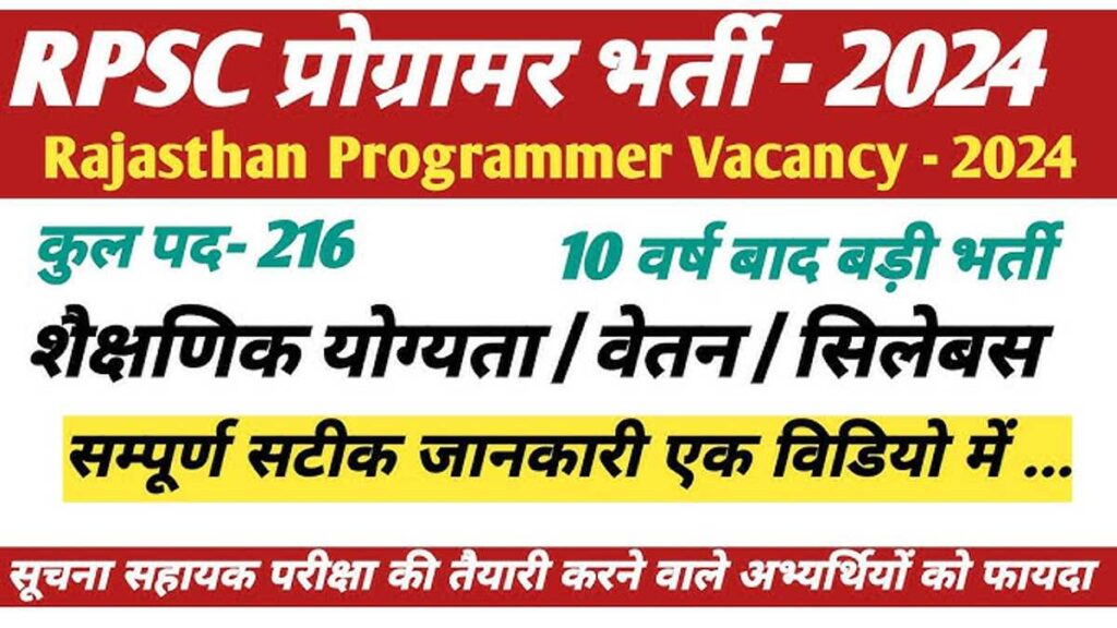 RPSC Vibhag Sarkari Job