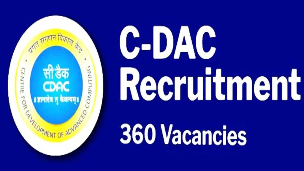 C-Dac Recruitment